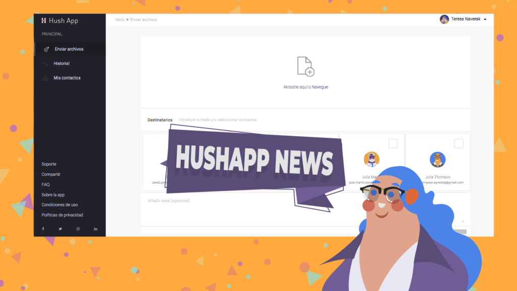 We have news in HushApp that we want to tell you!